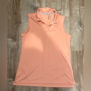 Women’s sleeveless golf polo